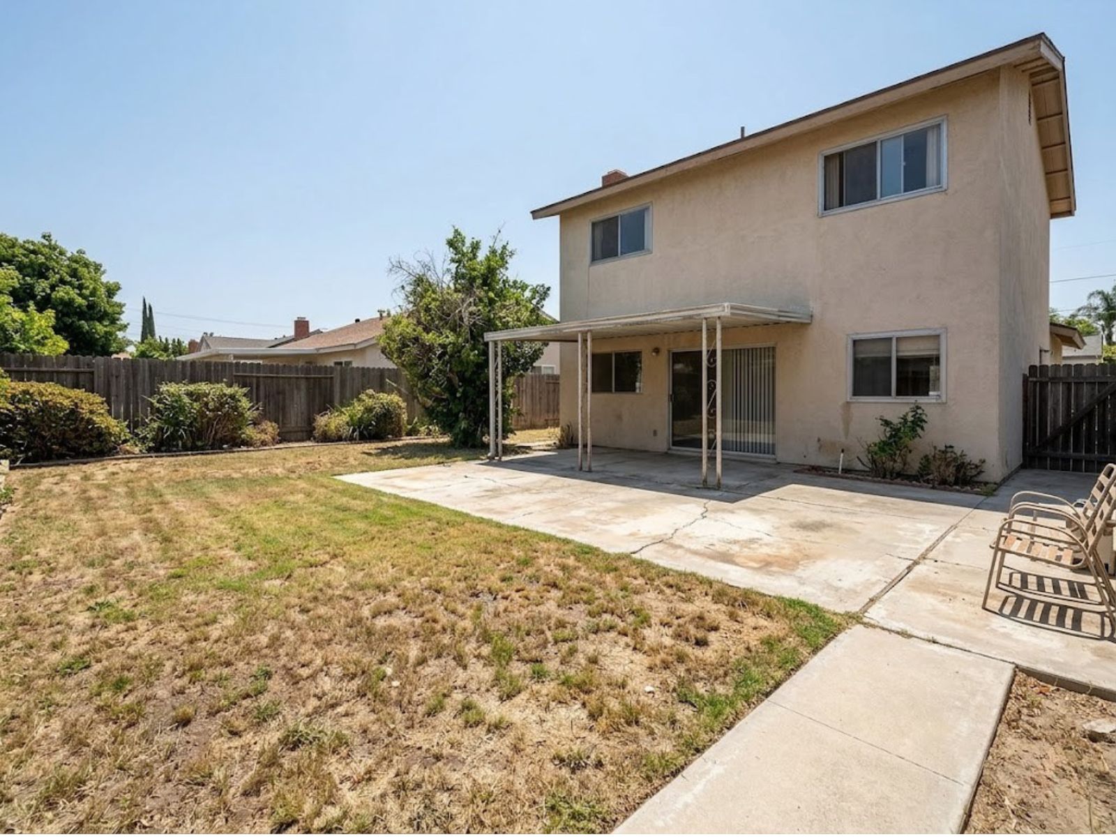 Before exterior remodeling project