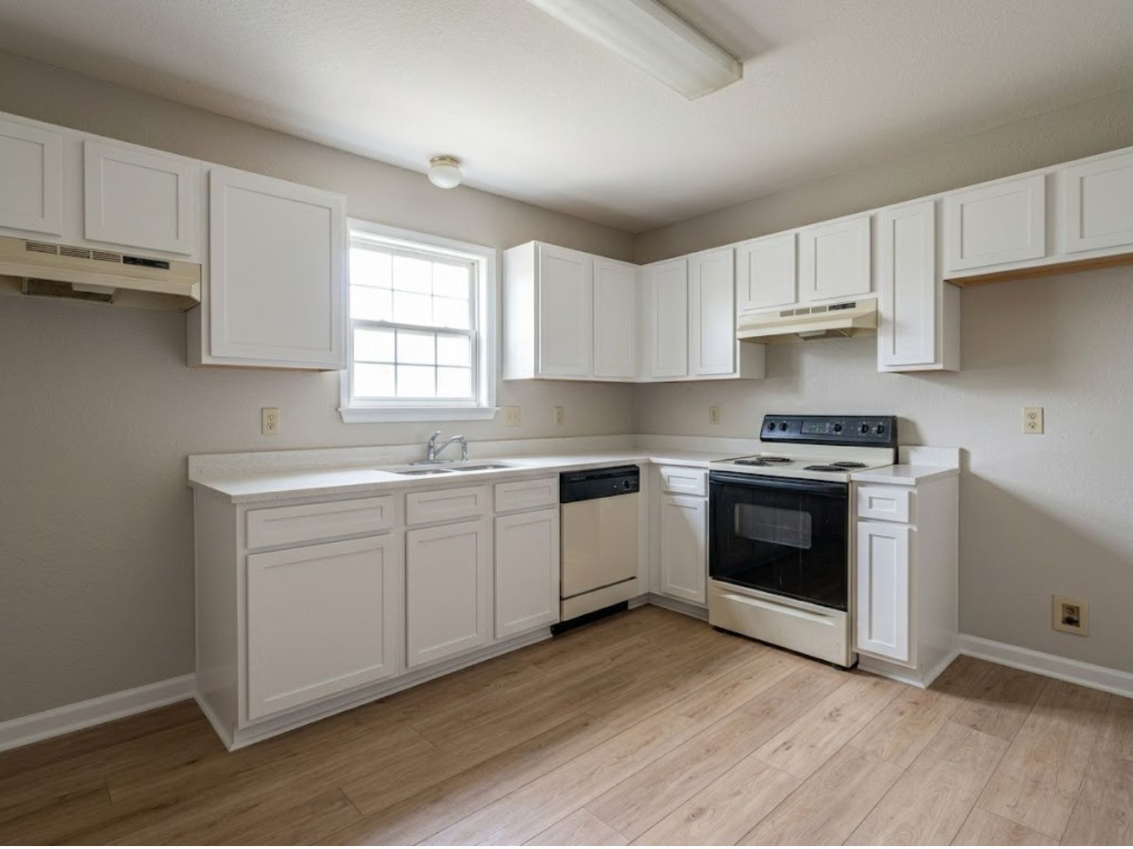 After water damage restoration project
