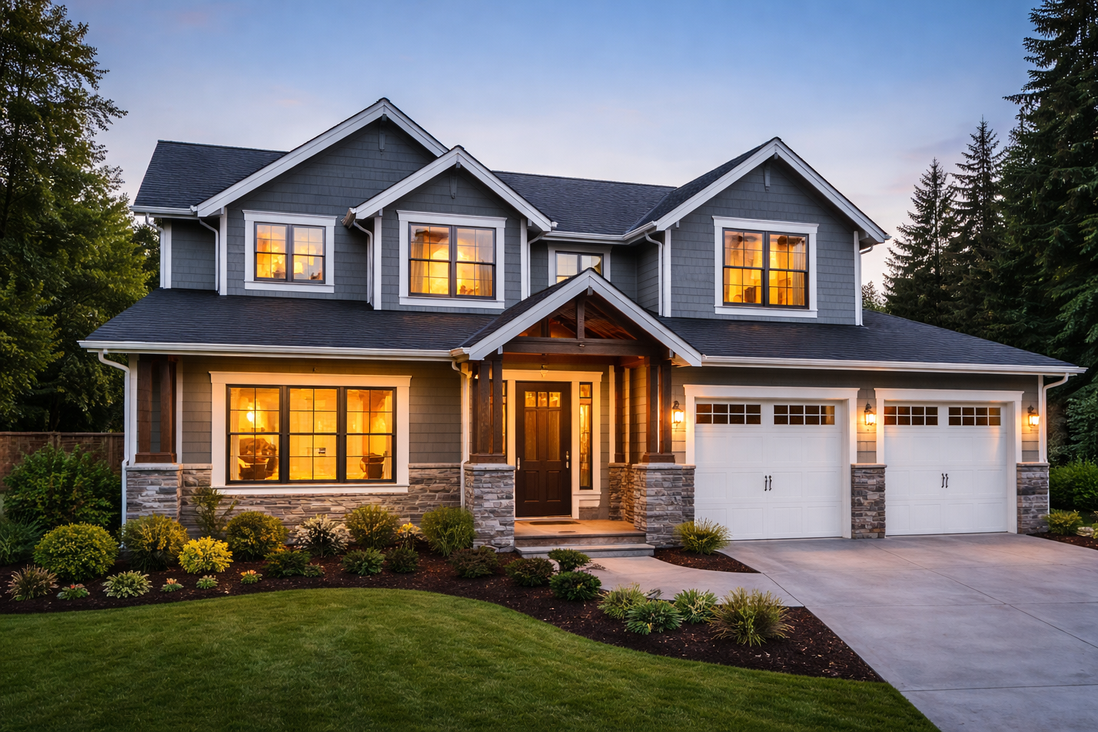 Completed home improvement project
