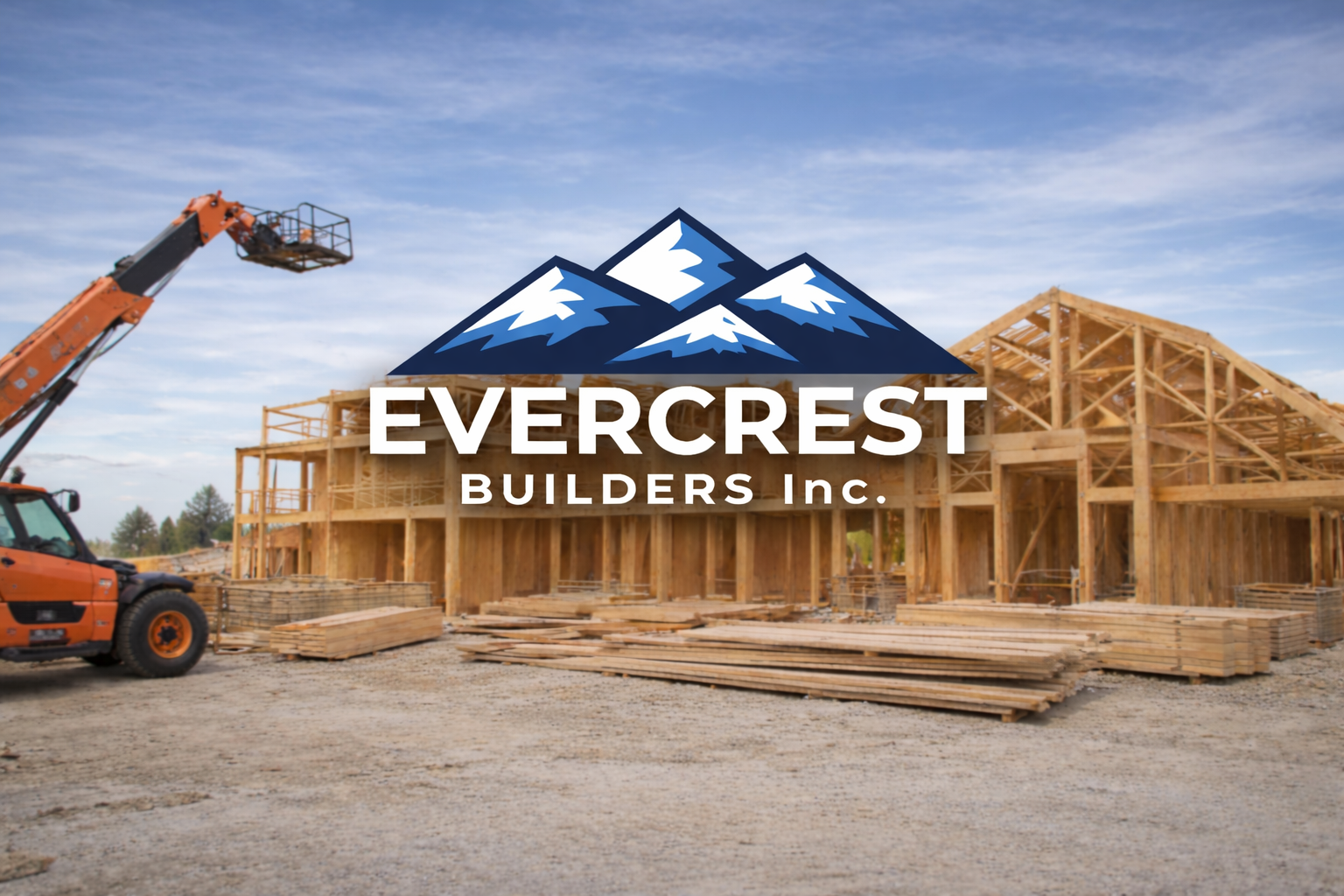 Evercrest Builders construction site
